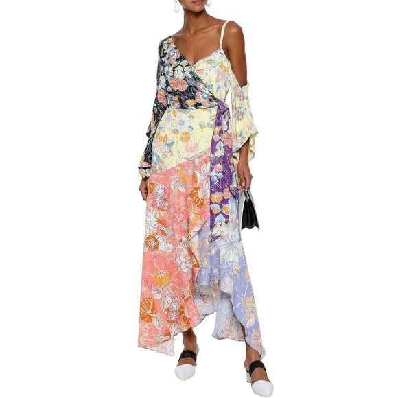 Peter Pilotto Floral Maxi Wrap Dress - Picture 8 of 8